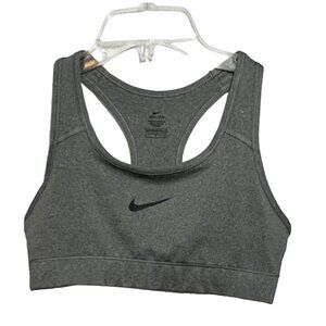 Nike Gray Dri-Fit Racerback Sports Bra - Size S
